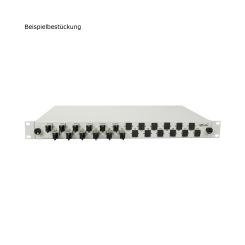 19“ ClueFibre Spleißbox E2000 Kupplungen 